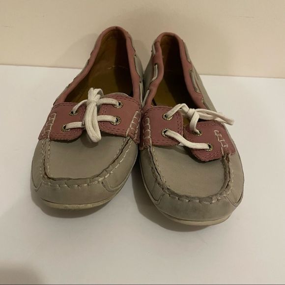 Sebago Pink and Gray Flats - Picture 2 of 7